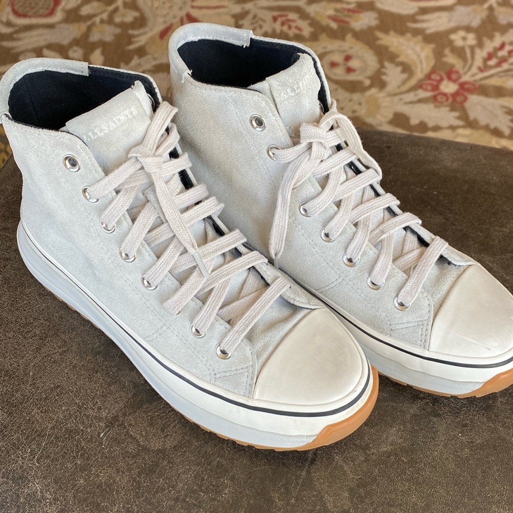 All Saints Suede Platform High Tops